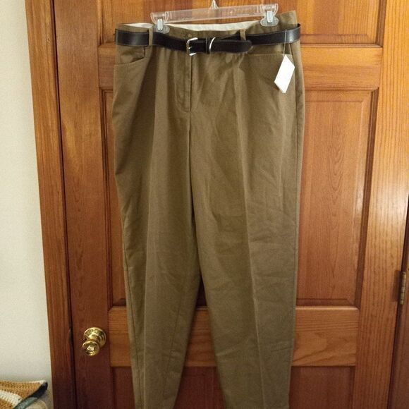 NWT Christopher & Banks pants with belt - Picture 1 of 6